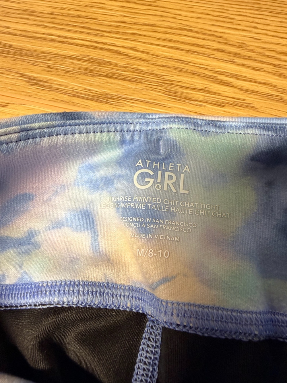 Athleta Girl Chit Chat Tight Capri Leggings Lot Size Medium 8-10 - Picture 3 of 4